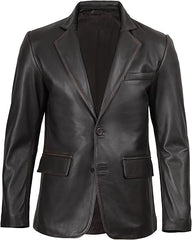 Men’s Ruboff Real Leather Blazer | Lambskin Casual Jacket
