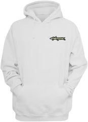 Men’s White Cyberpunk Samurai Leather Bomber Jacket with Hood – Gaming Cosplay