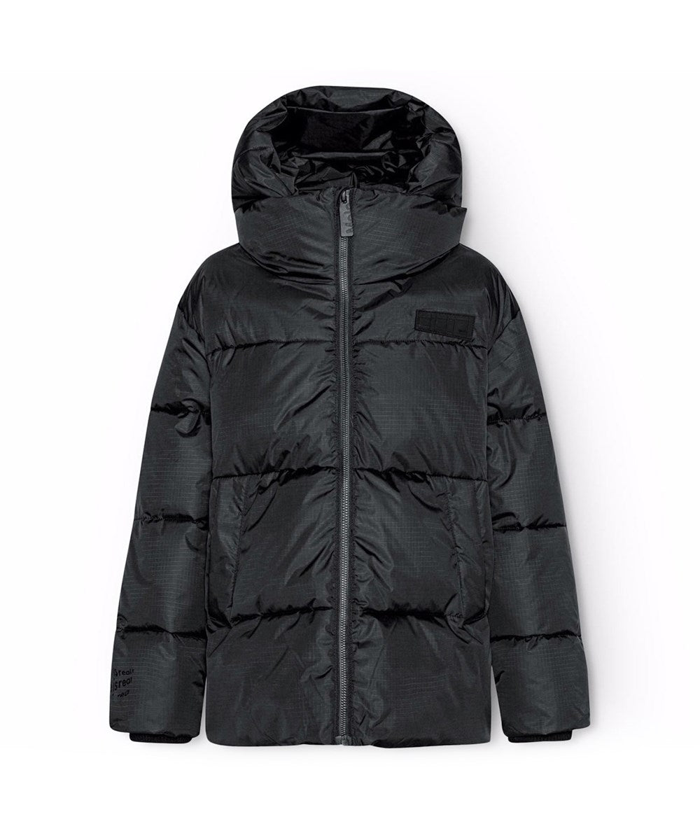 Bloack Winter Puffer Jacket – Recycled Polyester