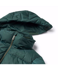 Petrol Green Winter Puffer Jacket – Recycled Polyester