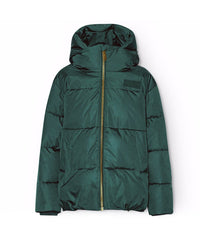 Petrol Green Winter Puffer Jacket – Recycled Polyester