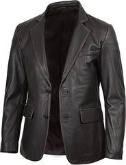 Men’s Ruboff Real Leather Blazer | Lambskin Casual Jacket