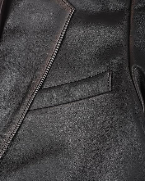 Men’s Ruboff Real Leather Blazer | Lambskin Casual Jacket