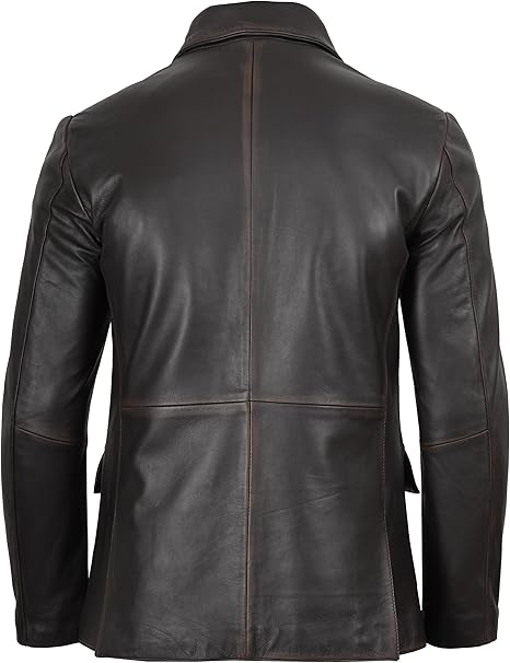 Men’s Ruboff Real Leather Blazer | Lambskin Casual Jacket